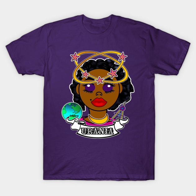 Urania of Nine Muses T-Shirt by artbyomega